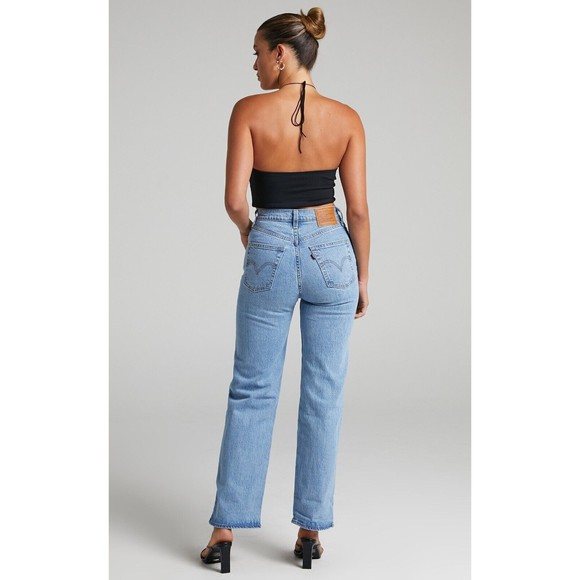 Levi's Ribcage light blue jeans 24 - Picture 5 of 14